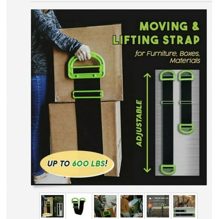 New The Landle Adjustable Moving & Lifting Straps Furniture Boxes Bulky Items New The Landle Adjustable Moving & Lifting Straps Furniture Boxes Bulky Items